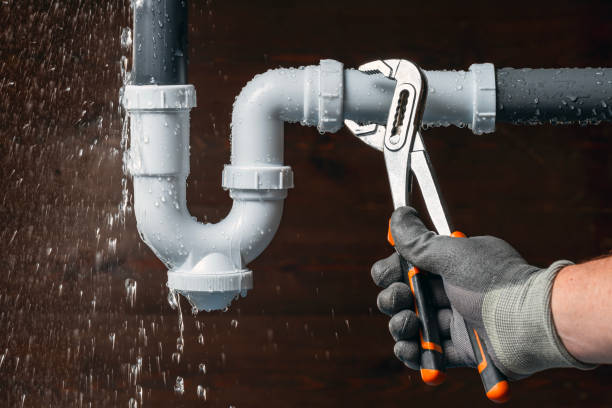 Professional Emergency Plumber technician working in West Concord, MN